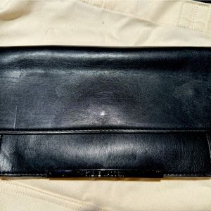Steve Madden black clutch, shoulder chain bag
